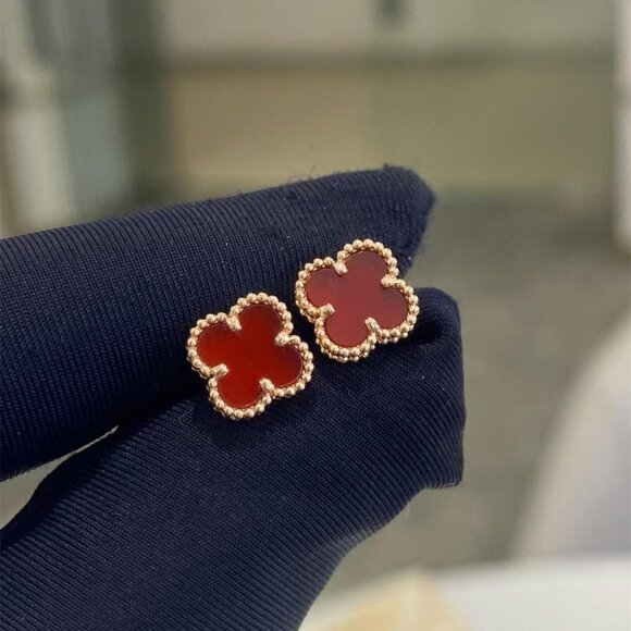 Van Cleef & Arpels red earrings - Picture 6 of 9